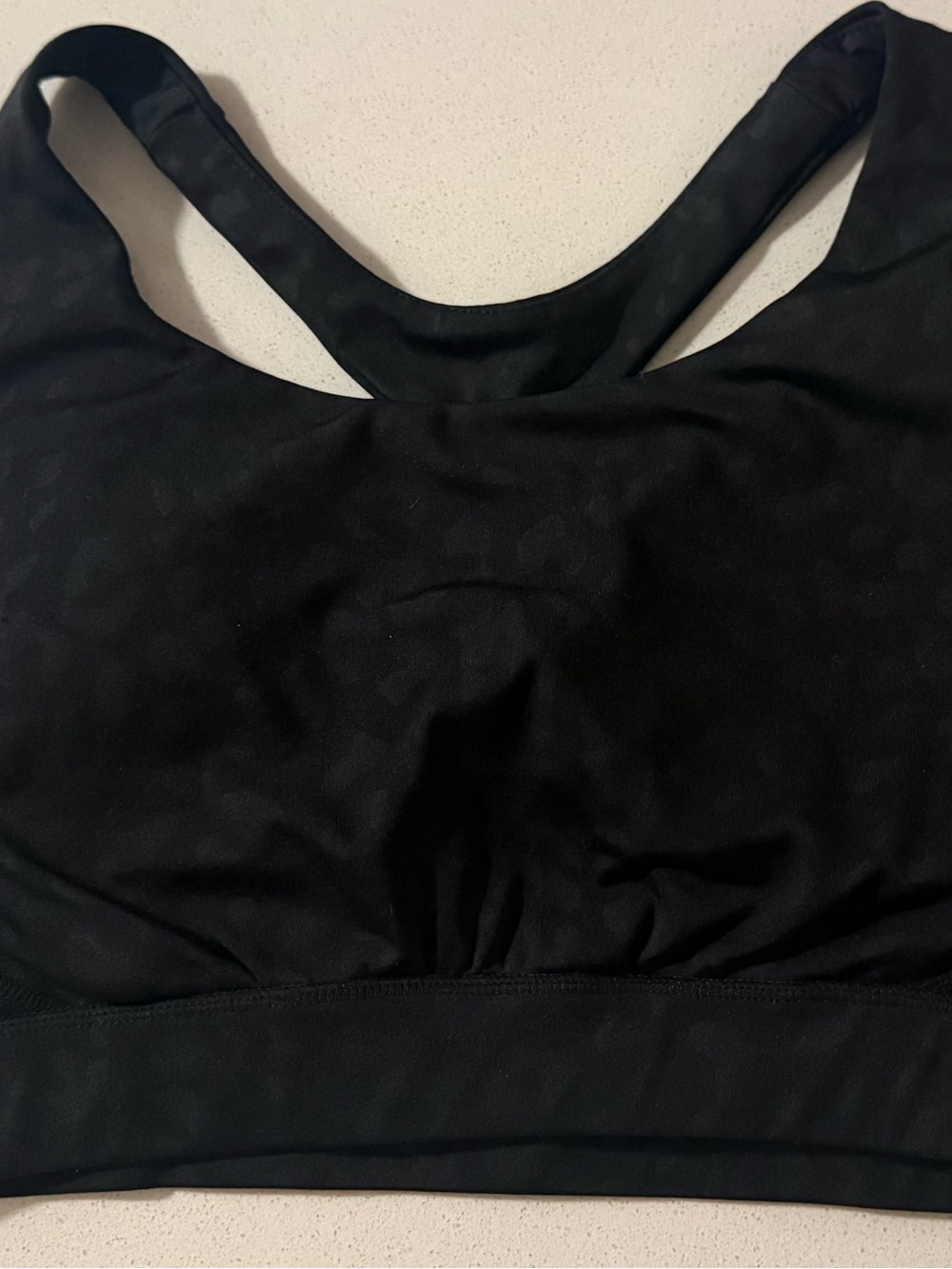Black Women's Racerback Sports Bra Medium/like new